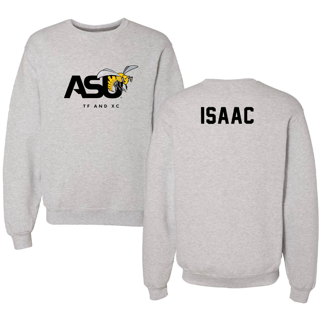 Alabama State University TF and XC Light Gray Crewneck - Kirsten Isaac