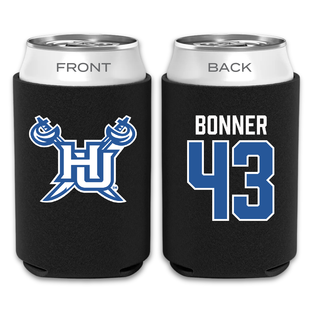 Hampton University Softball Black Can Cooler - #43 Carmynn Bonner
