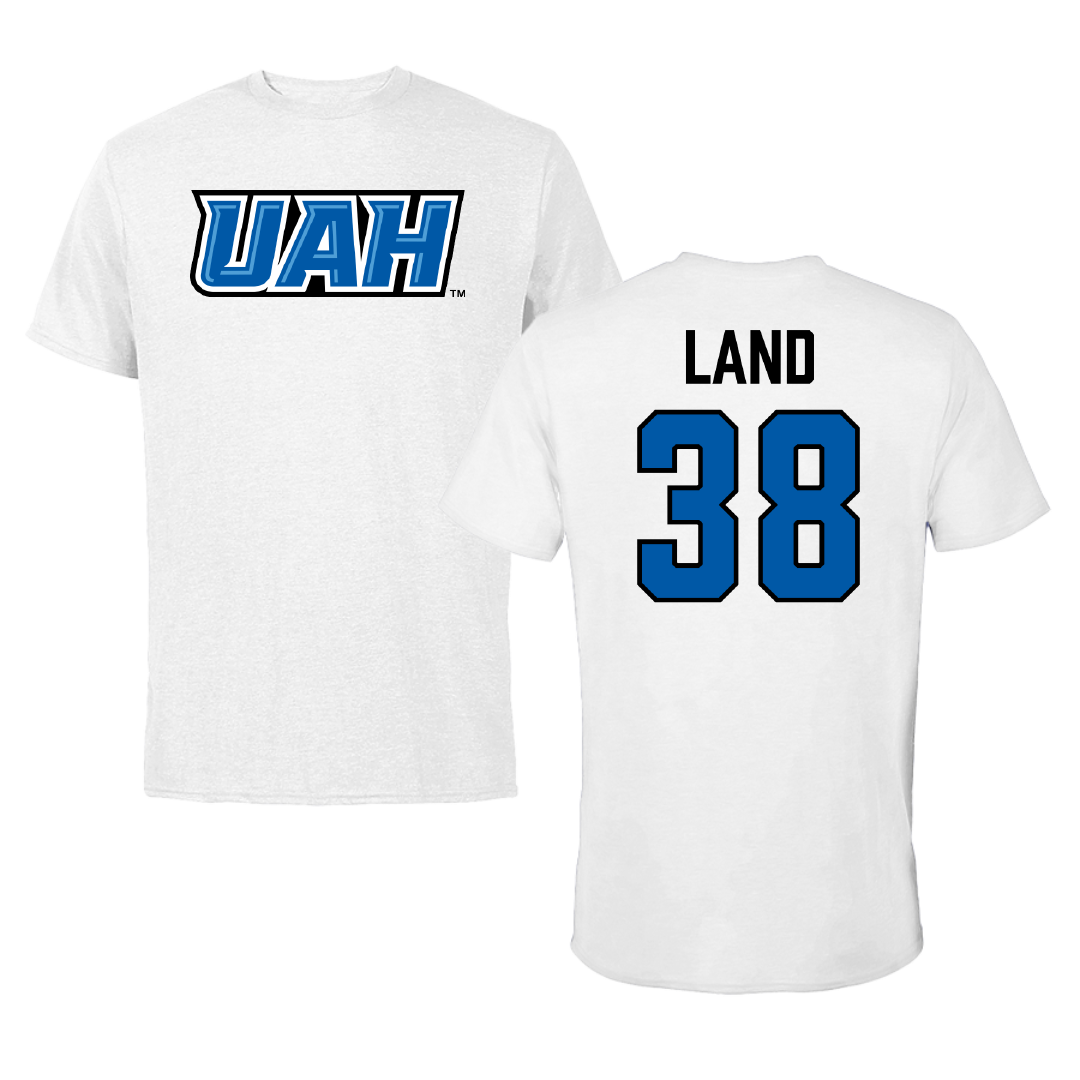 Huntsville Lacrosse (M) White Tee - #38 Jackson Land