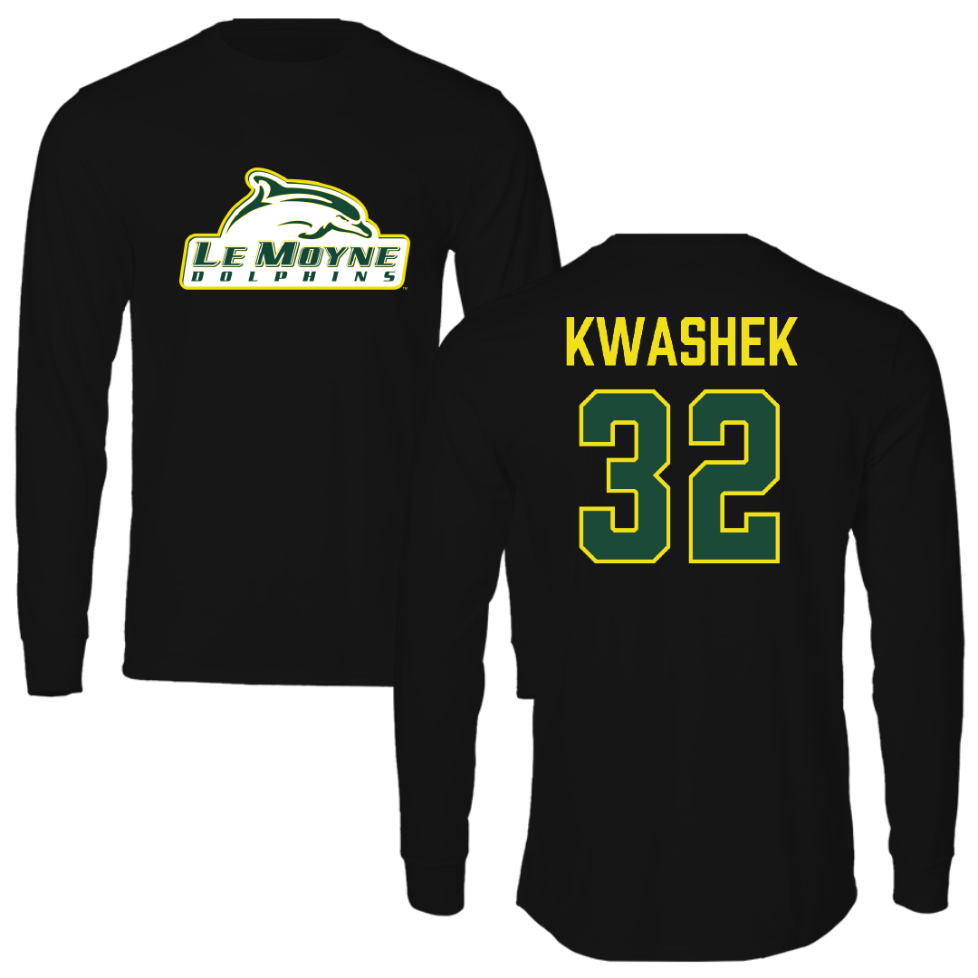 Le Moyne College Softball Black Long Sleeve - #32 Isabella Kwashek