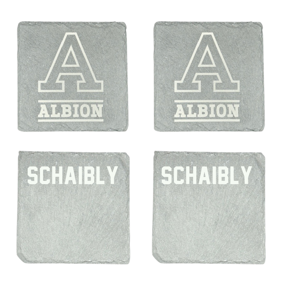 Albion College Golf (W) Stone Coaster (4 Pack)  - Anna Schaibly