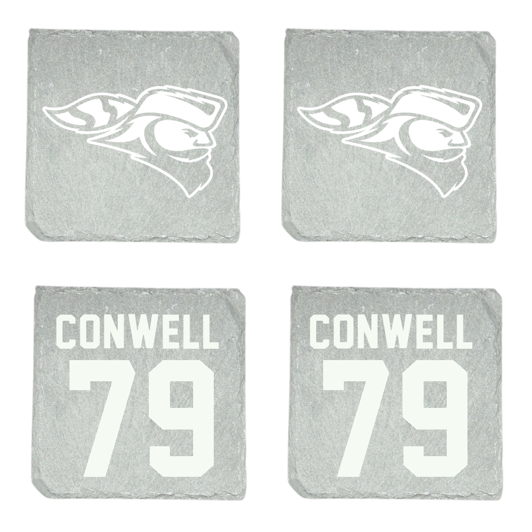 Carroll University Lacrosse Stone Coaster (4 Pack)  - #79 Brady Conwell