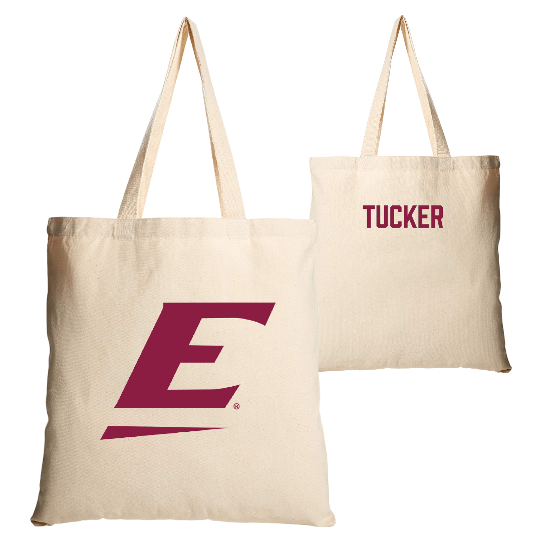 Eastern Kentucky University Golf Tan Canvas Tote Bag - Karra Tucker