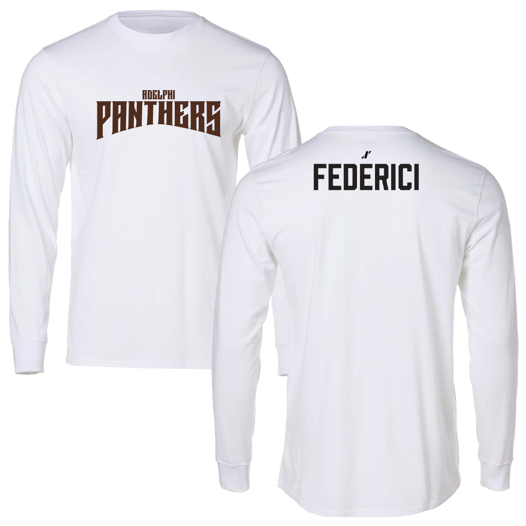 Adelphi University Tennis White Classic Long Sleeve - Caterina Federici