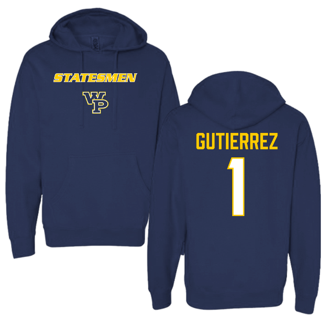 William Penn University Softball Navy Hoodie - #1 Laila Gutierrez
