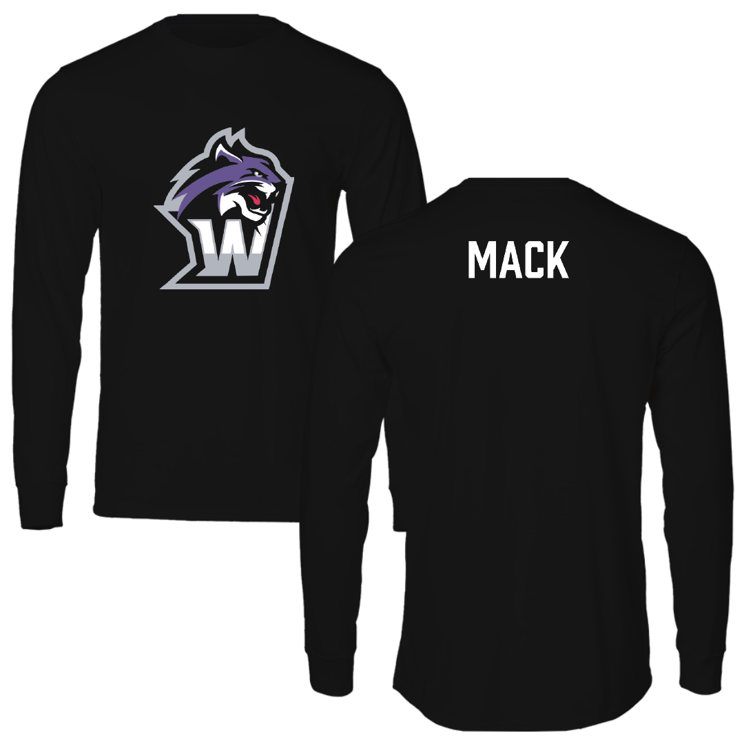 Wiley University Golf Black Long Sleeve - Titus Mack