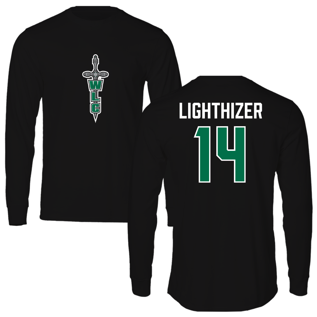 Wisconsin Lutheran College Softball Black Long Sleeve - #14 Emma Lighthizer