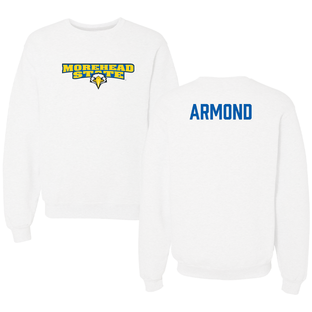 Morehead State University Cheer White Crewneck - Quindarius Armond