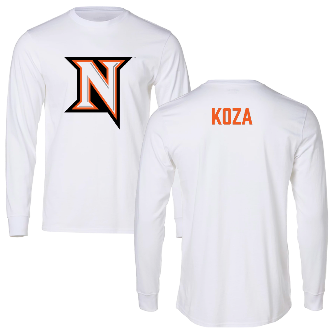 Northampton Community College Baseball White Long Sleeve - Nolan Koza