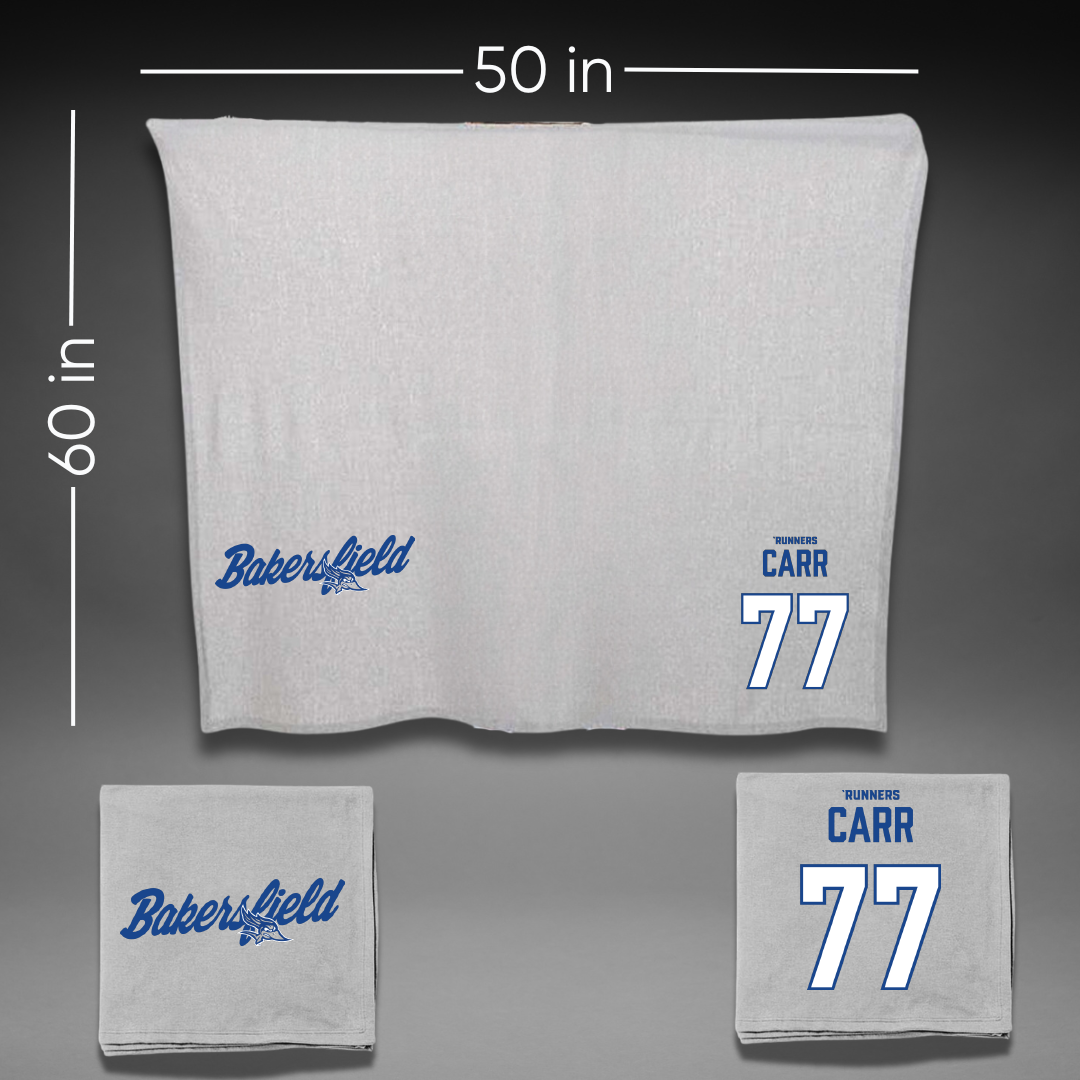California State University-Bakersfield Softball Gray Blanket - #77 Cailee Carr