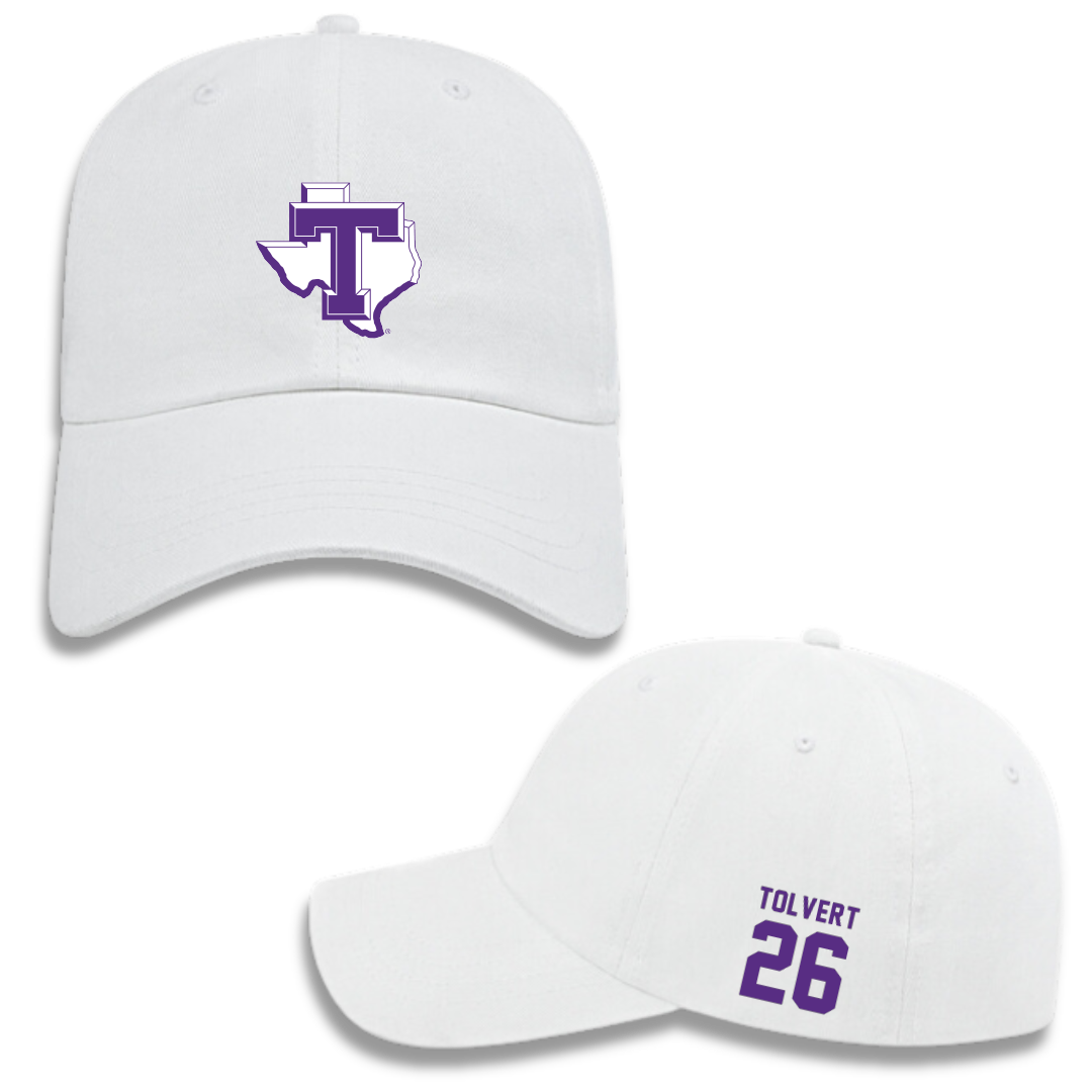Tarleton State University Football White Hat - #26 Brandon Tolvert