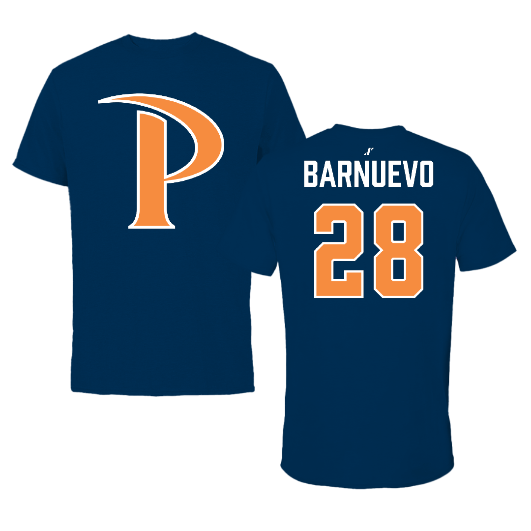Pepperdine University Water Polo Navy Tee - #28 Brian Barnuevo