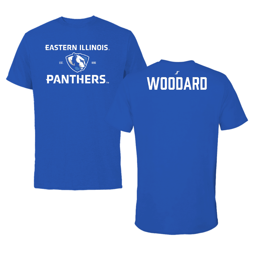 Eastern Illinois University TF and XC Blue General Performance Tee - Sawyer Woodard