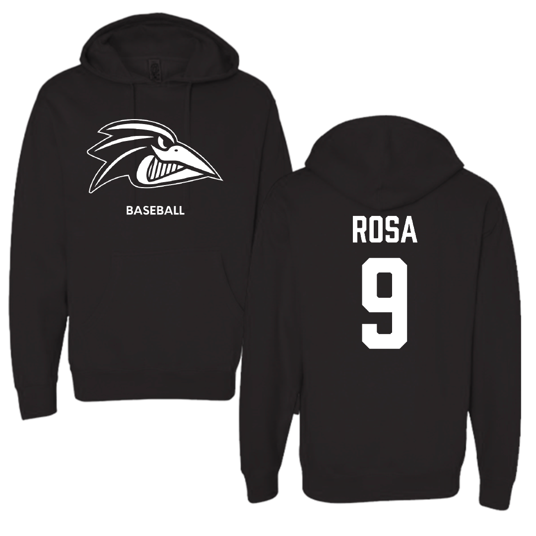 Franklin Pierce University Baseball Black Hoodie - #9 Rafael Rosa
