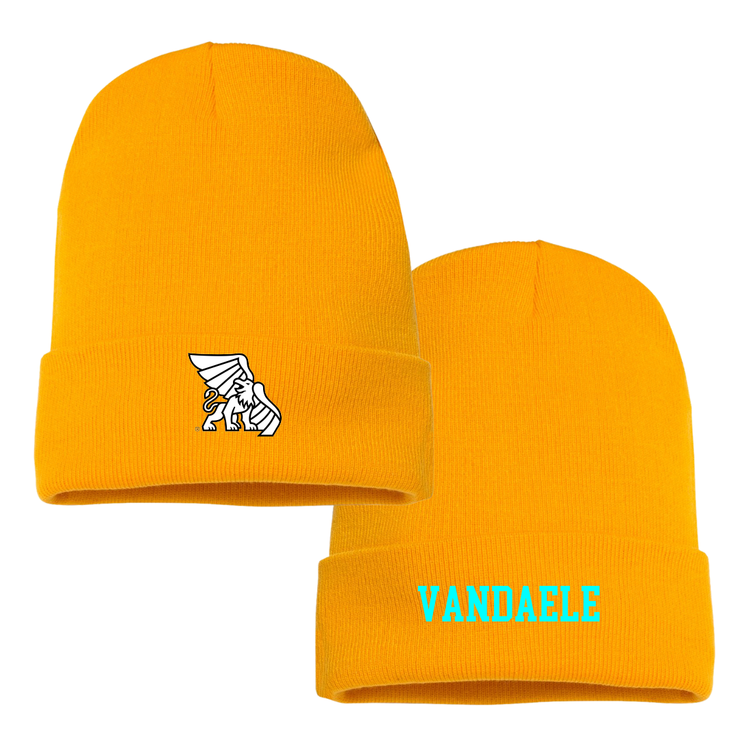Missouri Western State University Golf (W) Gold Beanie - Ines Vandaele