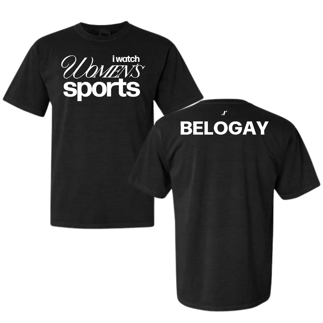 East Tennessee State University Triathlon Black WHM Comfort Colors Tee - Izi Belogay