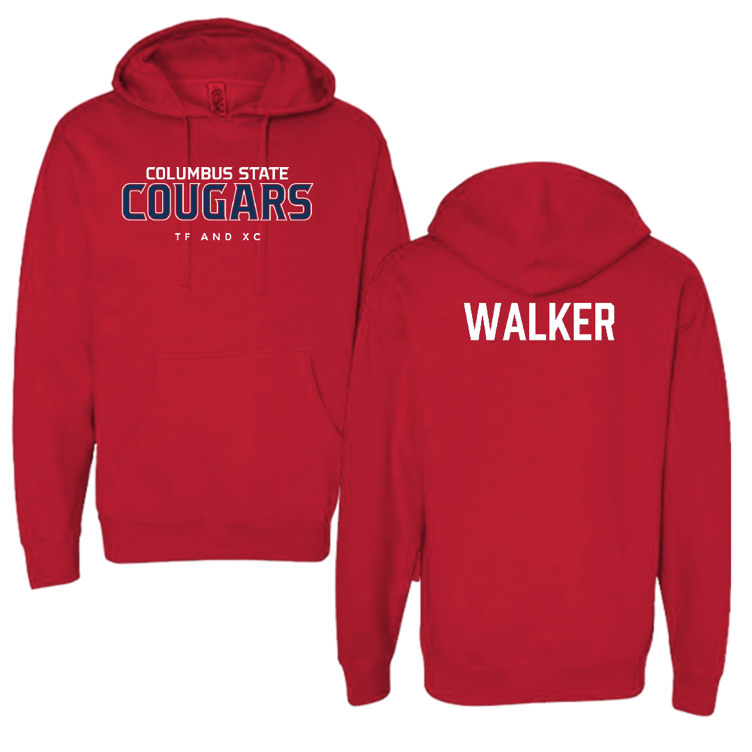 Columbus State University TF and XC Red Hoodie - Dakarai Walker