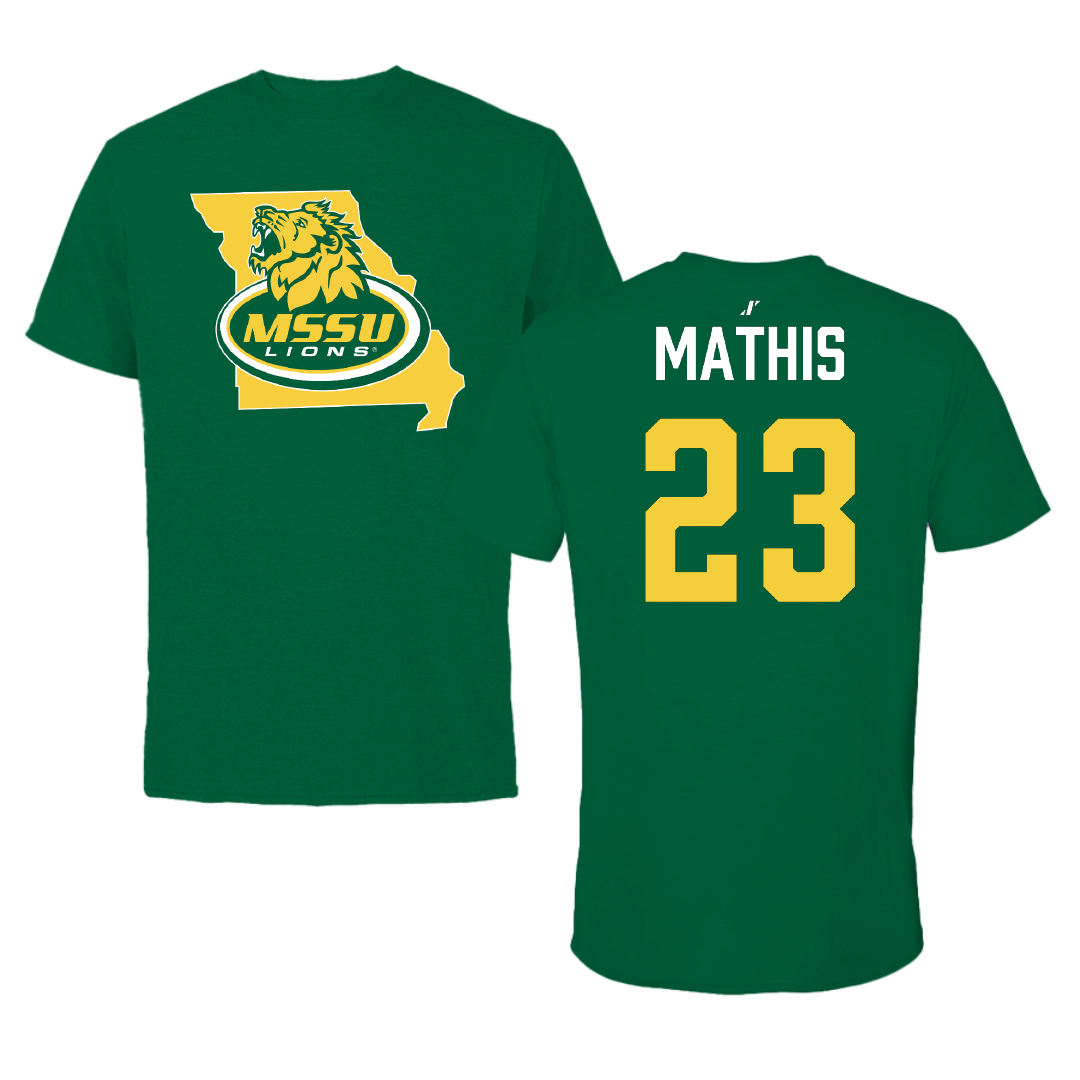 Missouri Southern State University Football Green State Performance Tee - #23 Kaleb Mathis