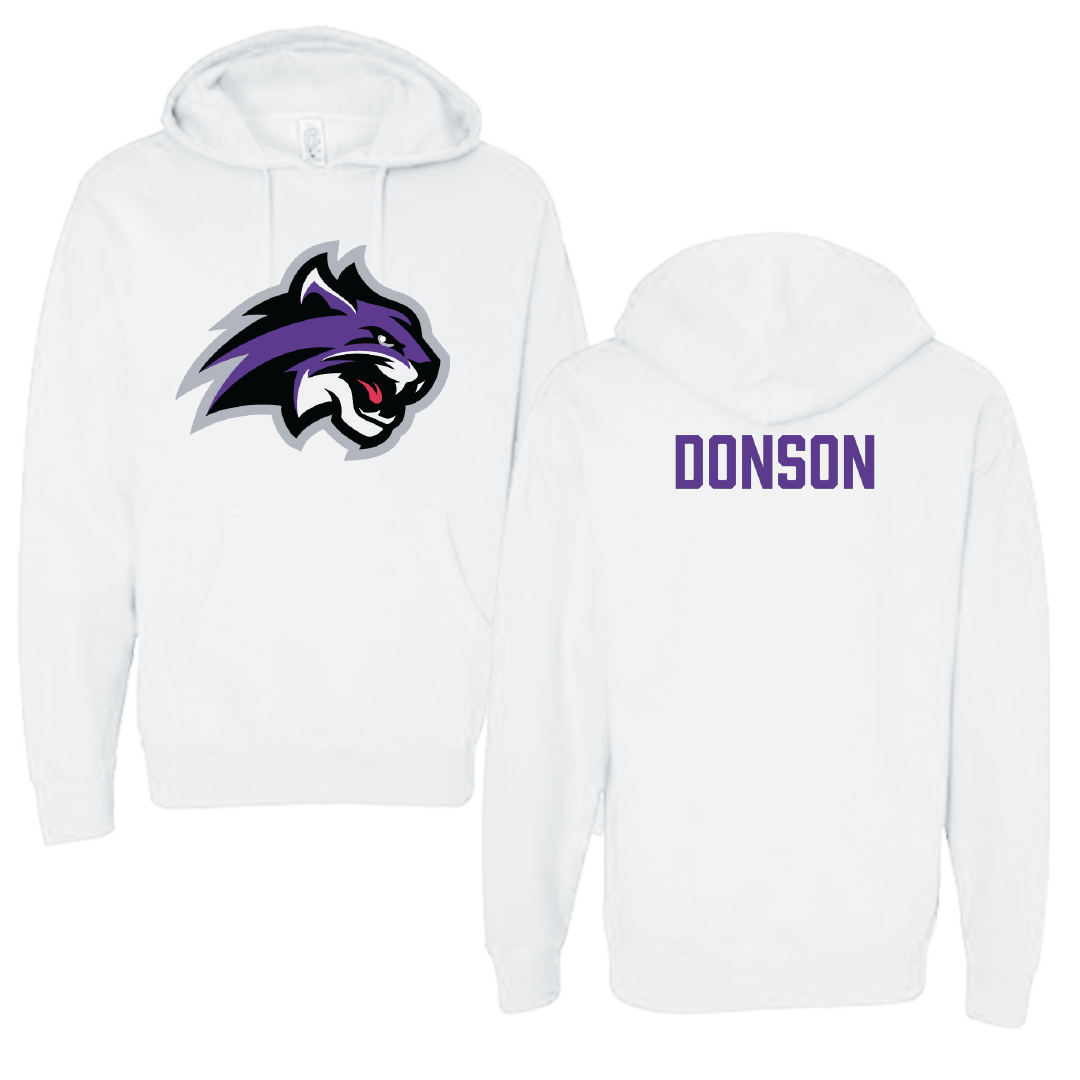 Wiley University TF and XC White Hoodie - Jaylon Donson