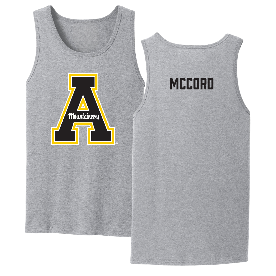 Appalachian State University TF and XC Sport Gray Tank Top - Mariah McCord