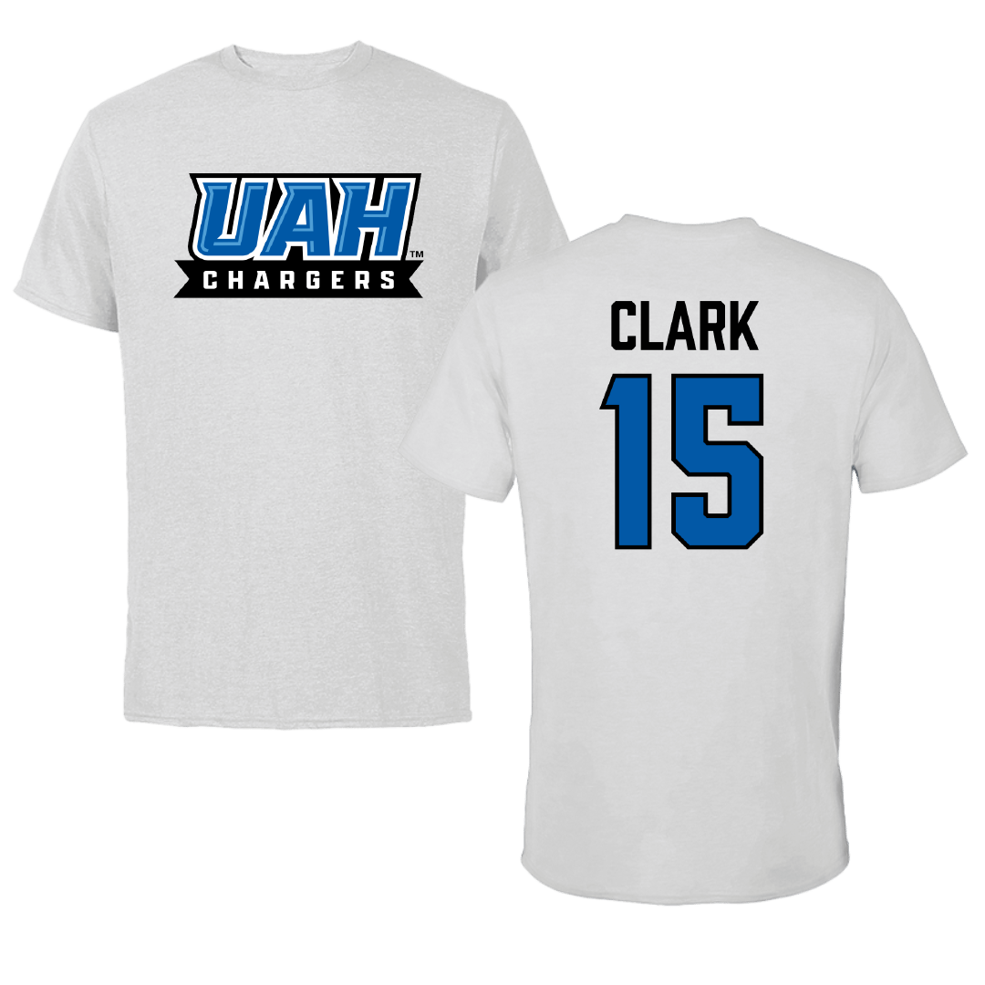 Huntsville Softball Light Gray Performance Tee - #15 Kennedi Clark