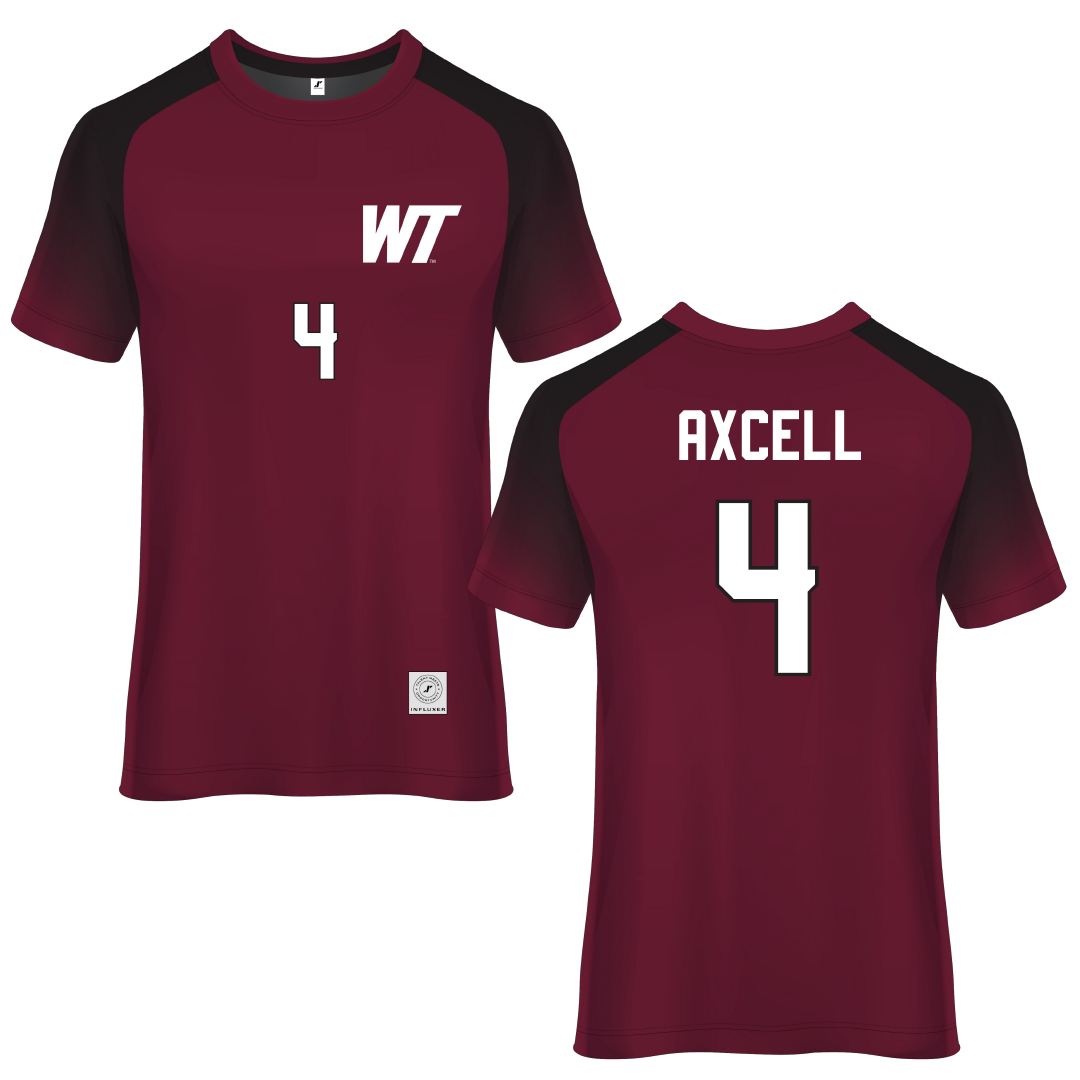 West Texas A&M University Maroon Soccer Jersey - #4 Finley Axcell