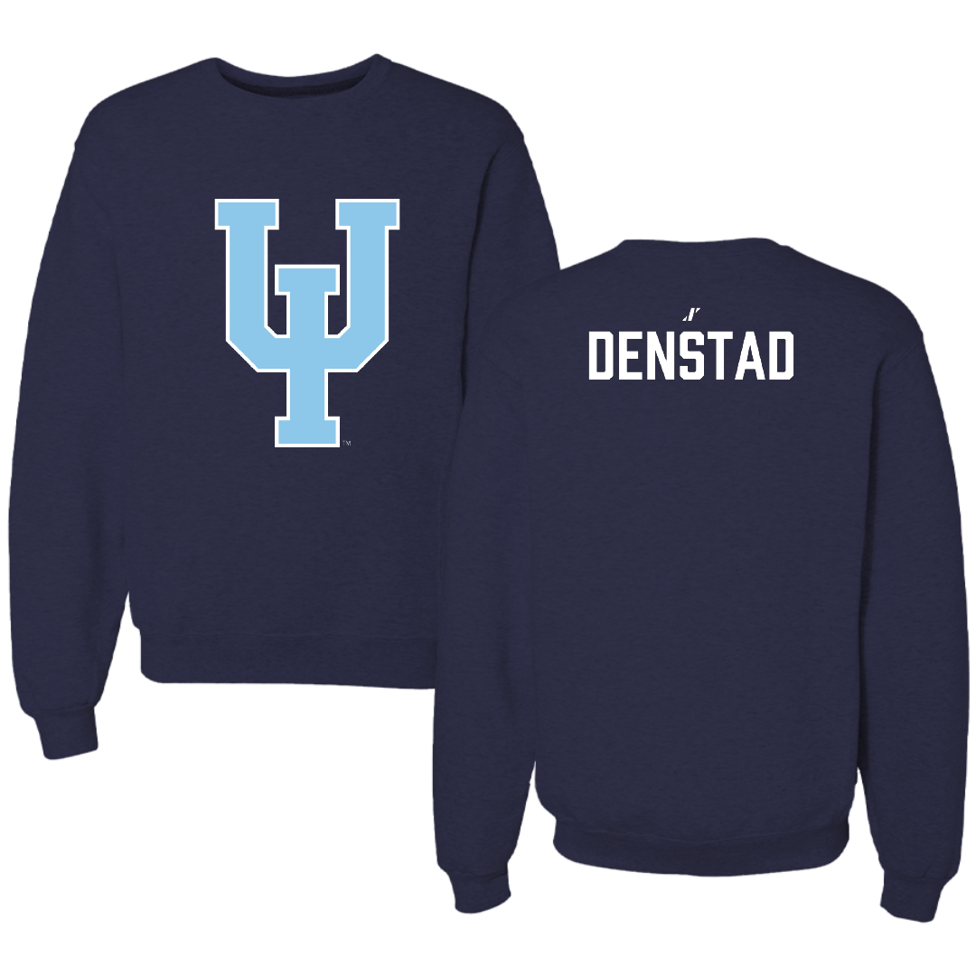Upper Iowa University Wrestling (M) Navy Crewneck - Owen Denstad
