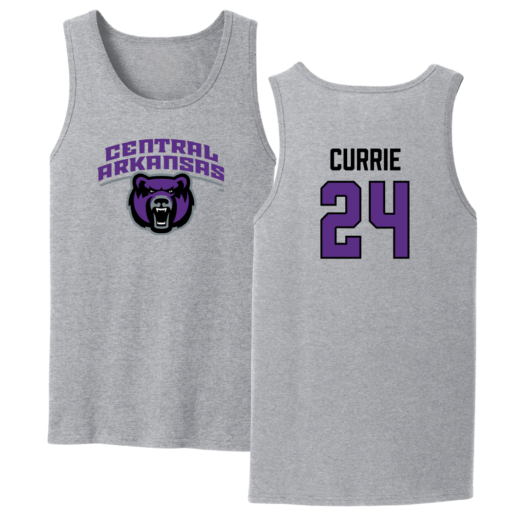 University of Central Arkansas Softball Sport Gray Tank Top - #24 Sarah Currie
