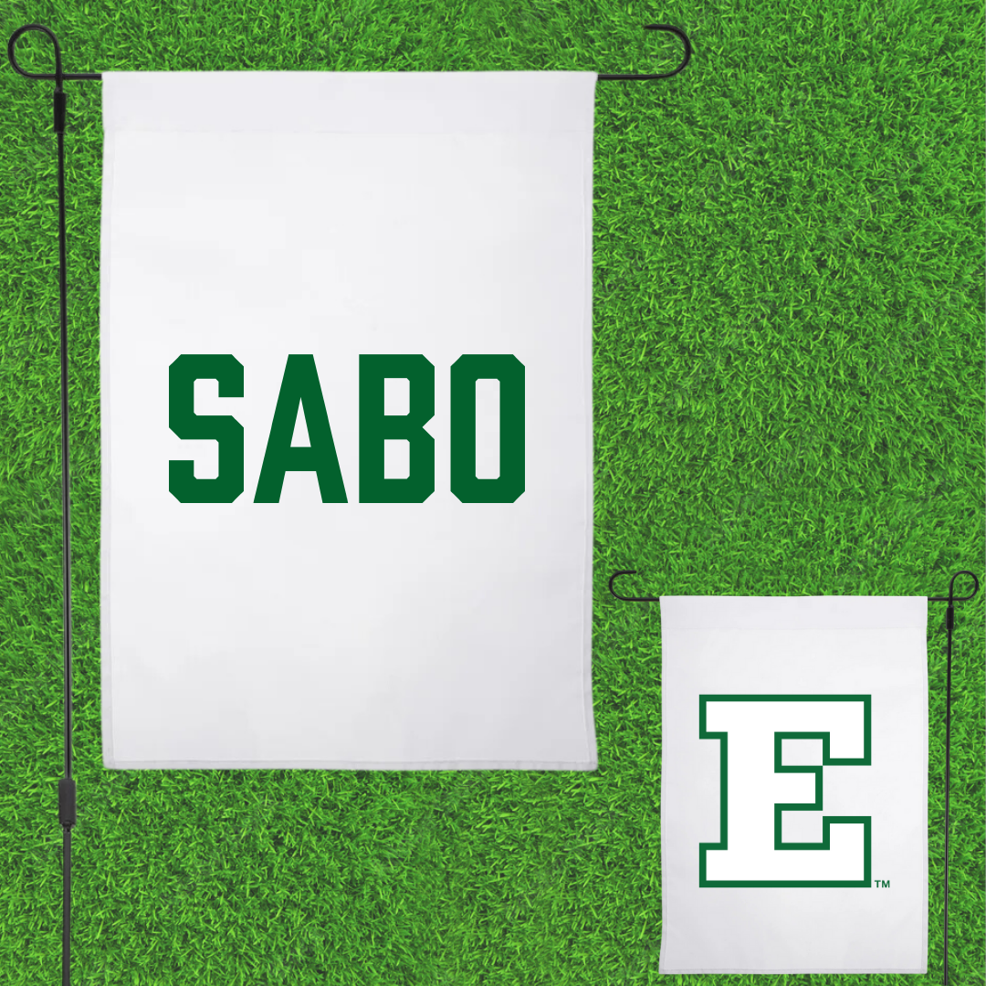 Eastern Michigan University TF and XC White Garden Flag - Julia Sabo