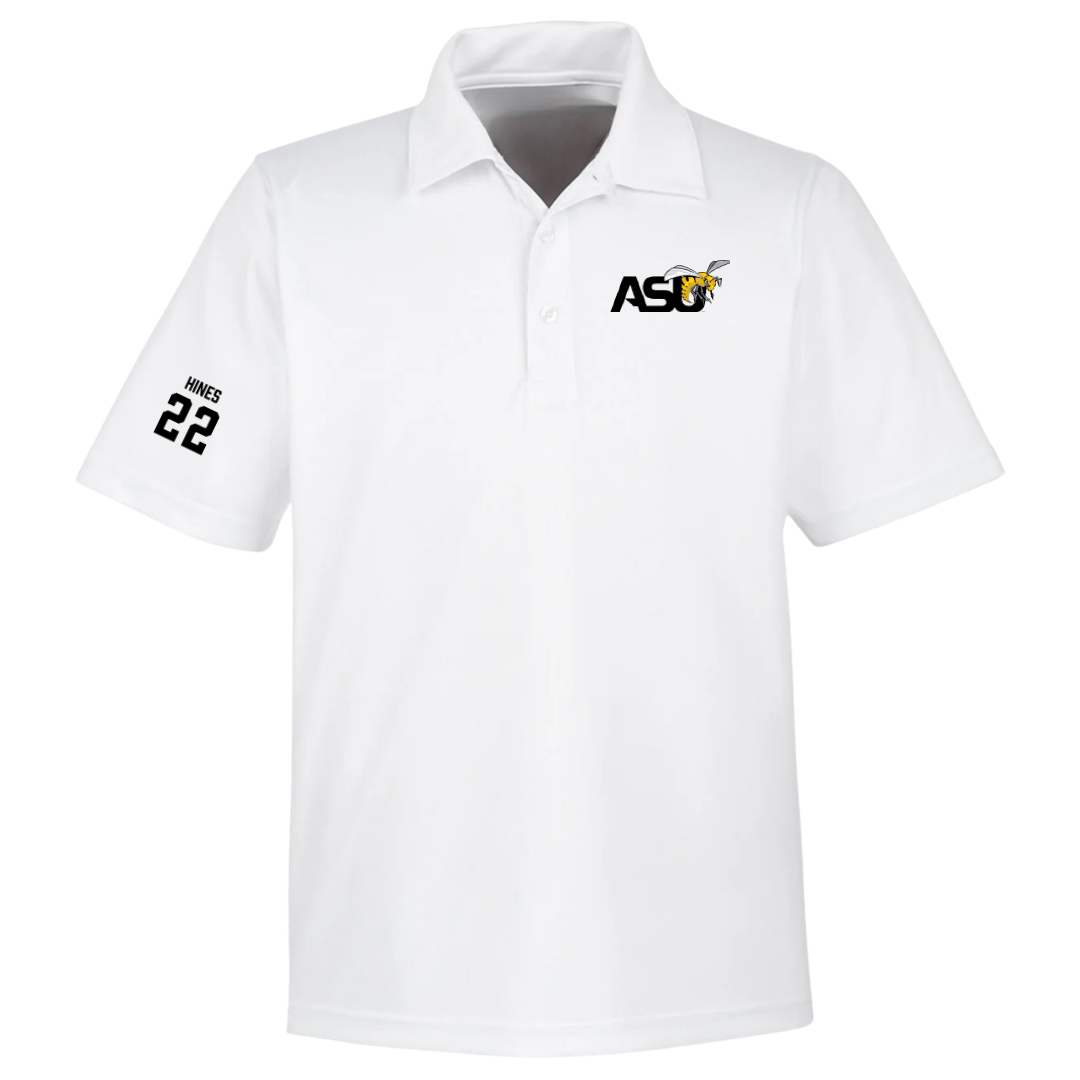 Alabama State University Volleyball (W) White Polo - #22 Kaylen Hines