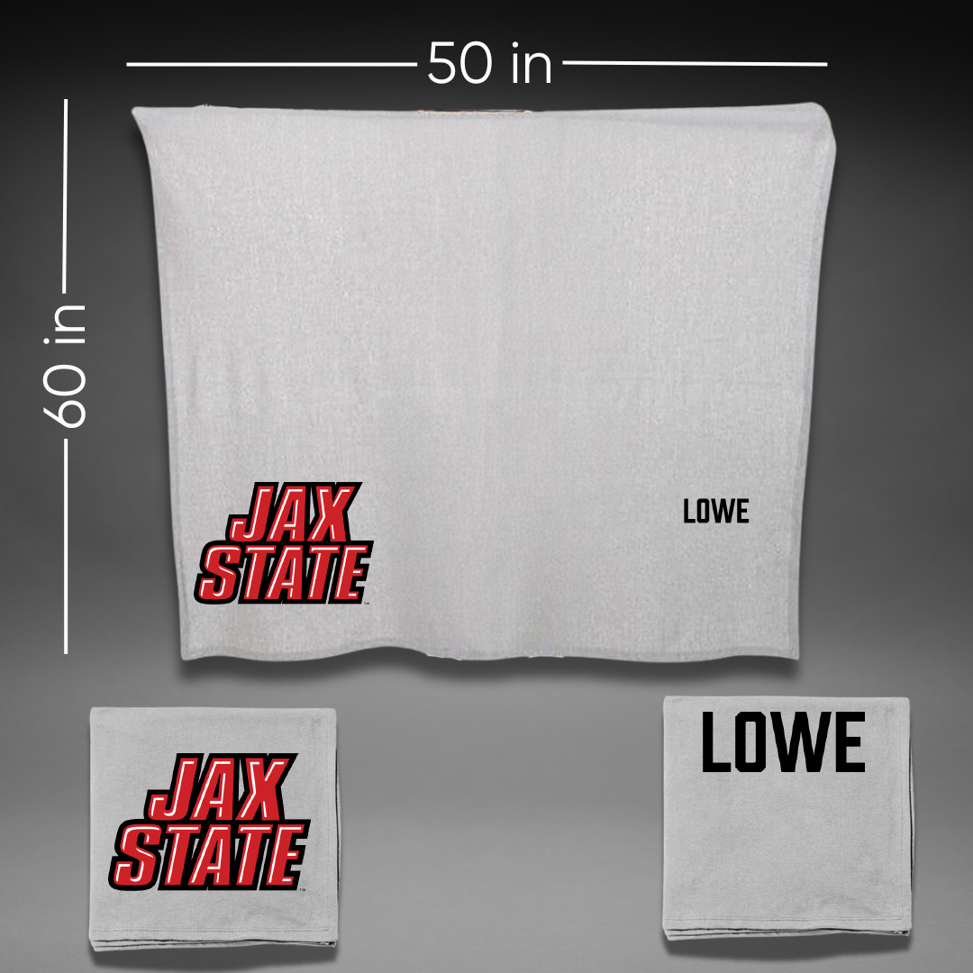 Jacksonville State University TF and XC Gray Blanket - Jack Lowe