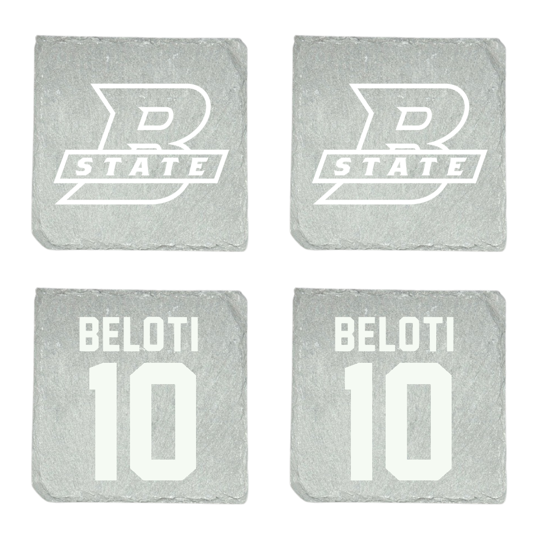 Bluefield State University Basketball (M) Stone Coaster (4 Pack)  - #10 Jayden Beloti