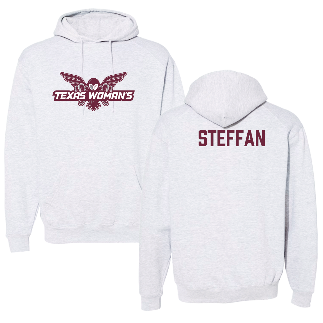 Texas Woman's University Gymnastics Light Gray Hoodie - Sofia Steffan