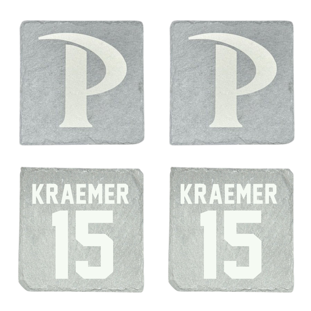 Pepperdine University Baseball Stone Coaster (4 Pack)  - #15 William Kraemer