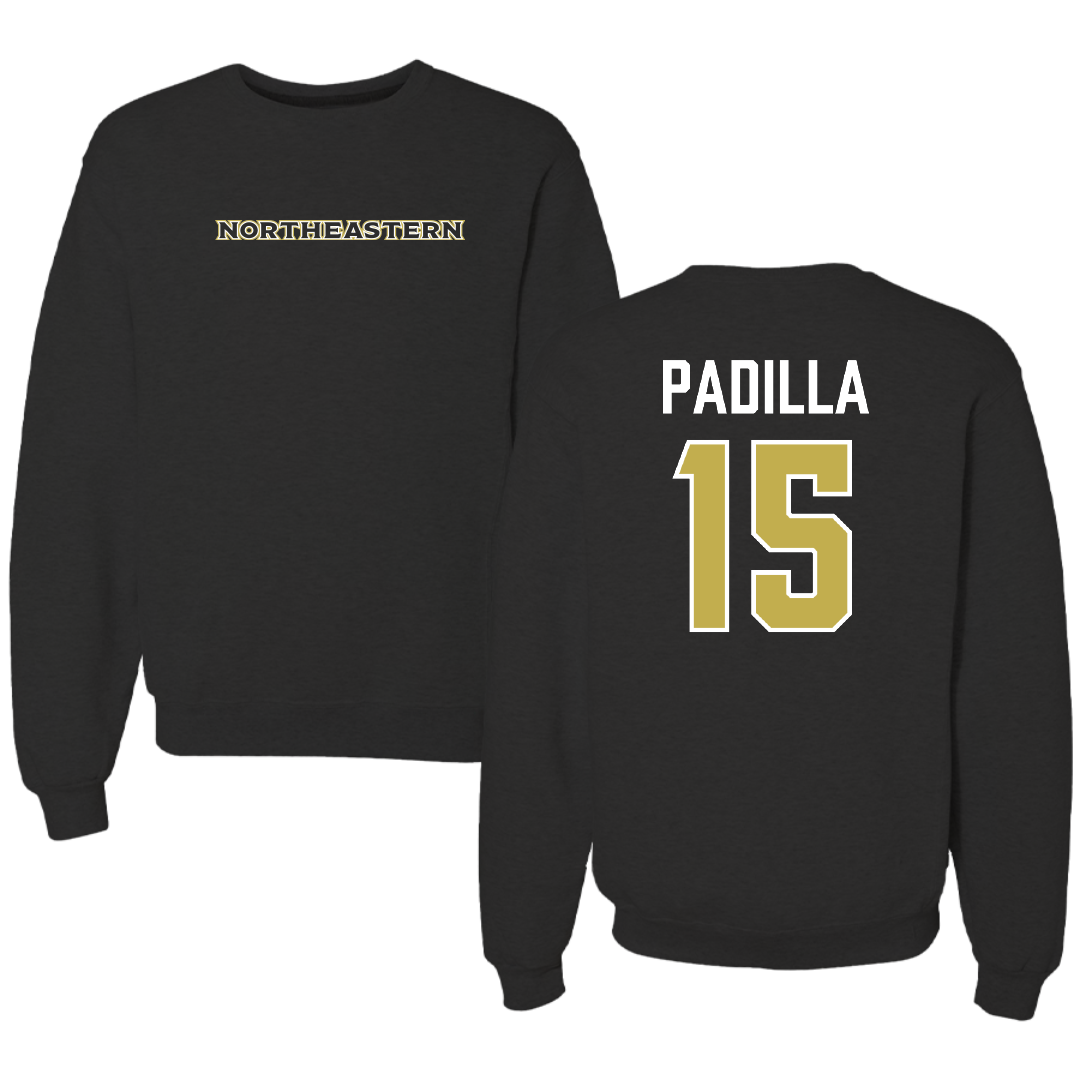 Northeastern Junior College Soccer (W) Black Crewneck - #15 Anabelle Padilla