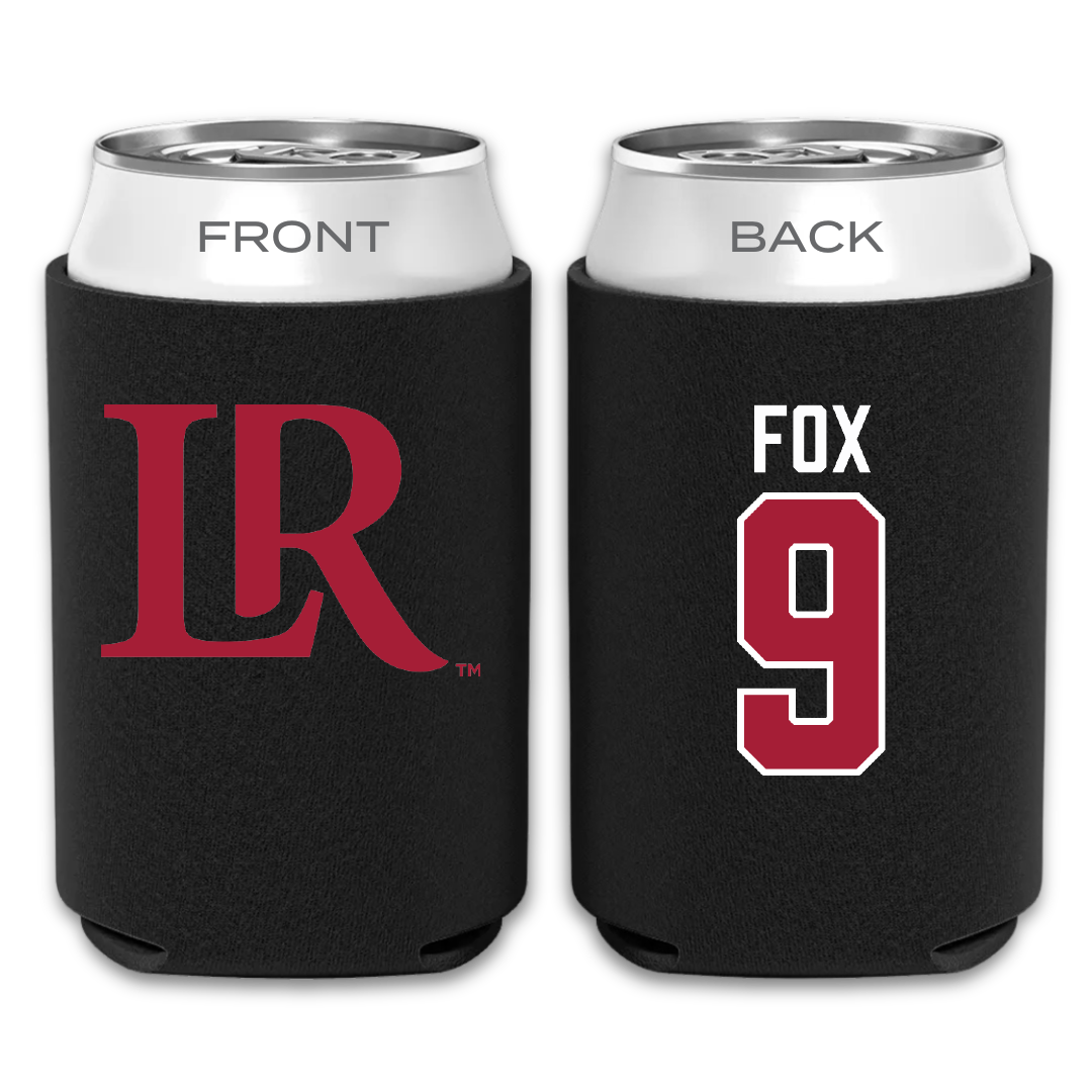 Lenoir-Rhyne University Football Black Can Cooler - #9 Jamir Fox
