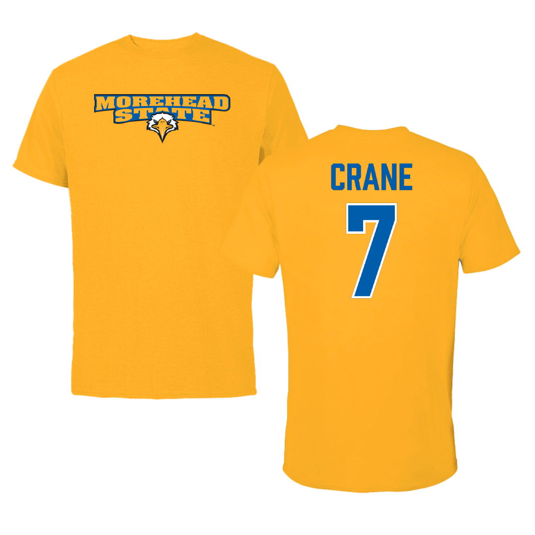 Morehead State University Football Gold Tee - #7 Drayson Crane