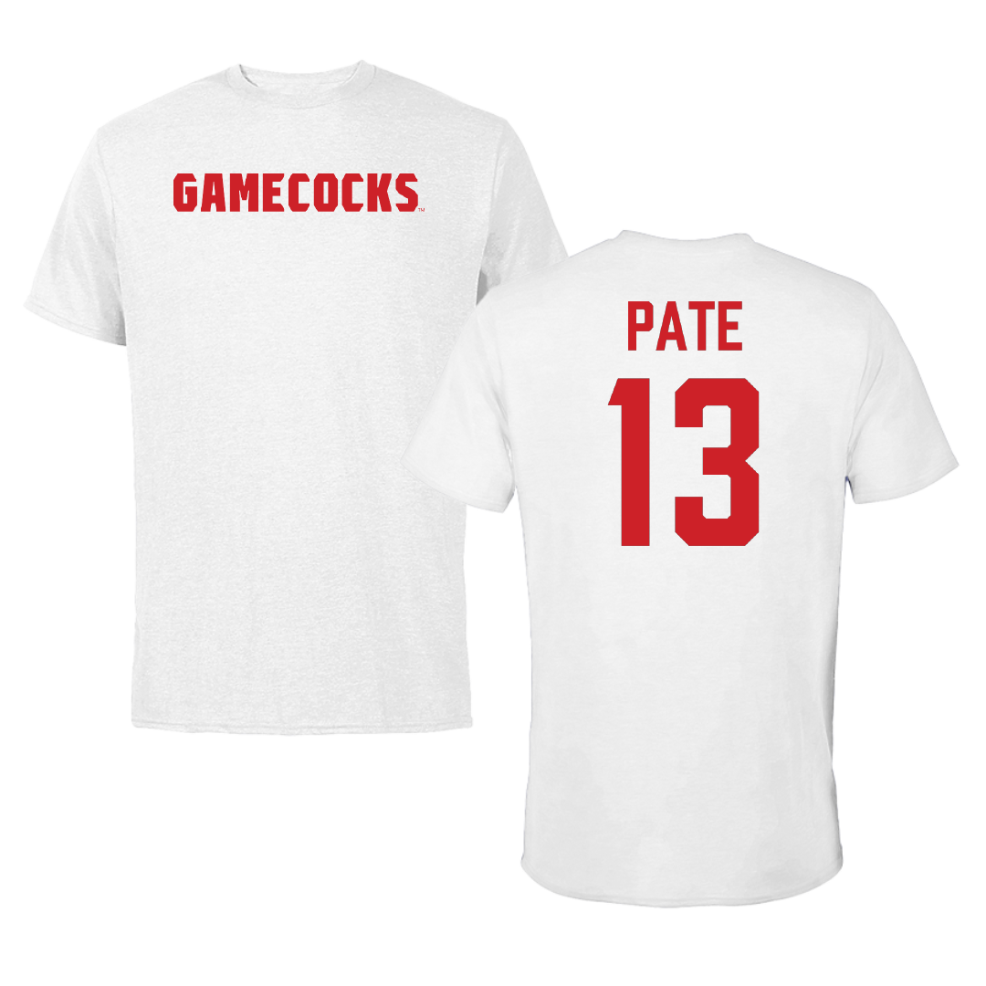 Jacksonville State University Baseball White Performance Tee - #13 Jaxon Pate