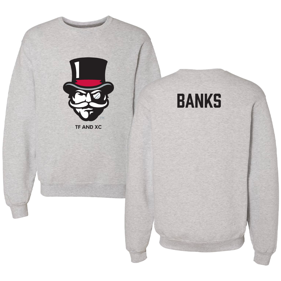 Austin Peay State University TF and XC Light Gray Crewneck - Isis Banks