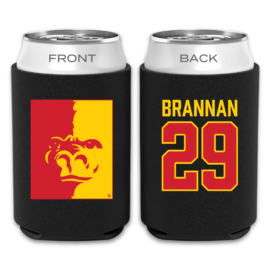 Pittsburg State University Baseball Black Can Cooler - #29 Nixon Brannan