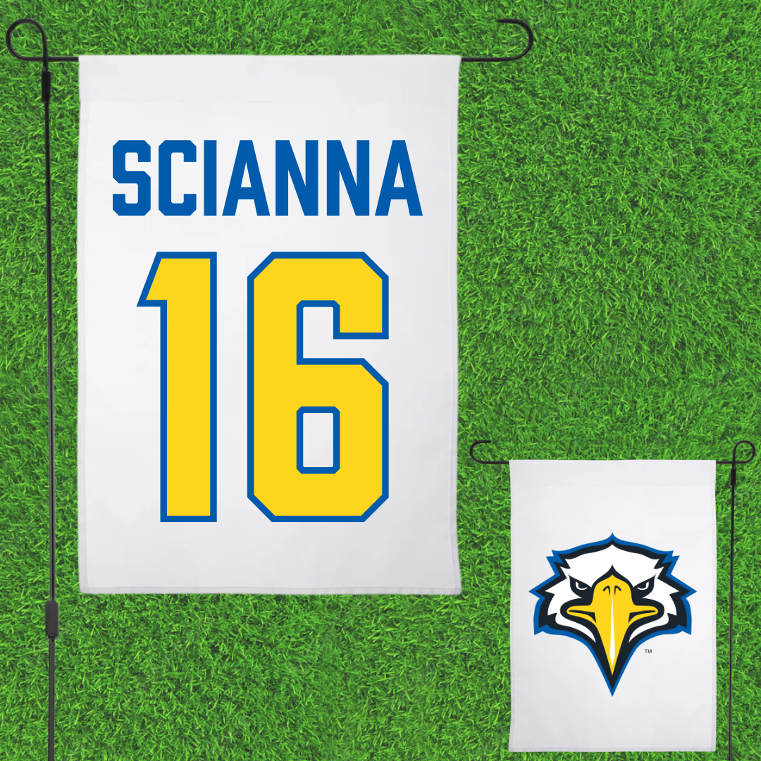 Morehead State University Soccer (W) White Garden Flag - #16 Elena Scianna