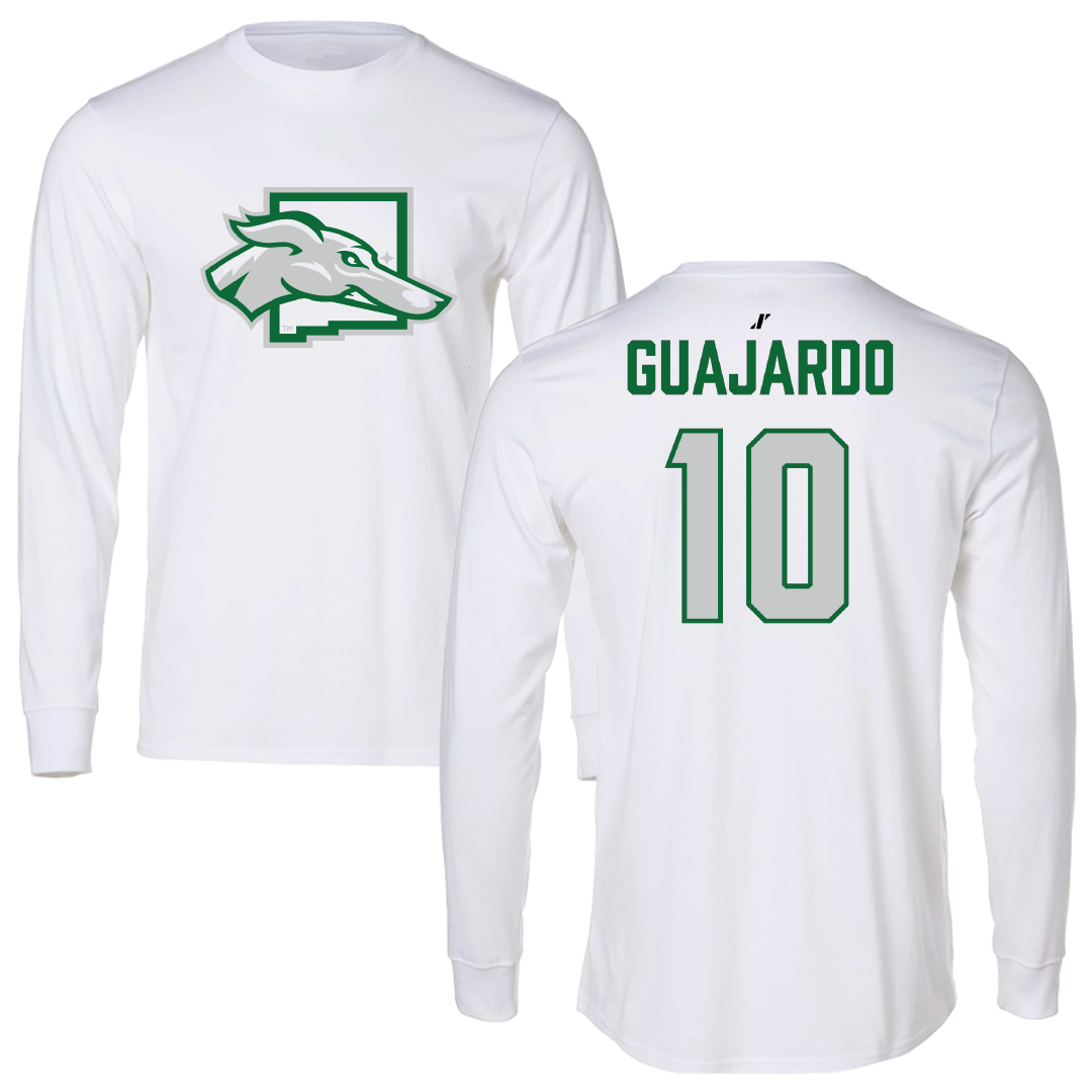 Eastern New Mexico University Soccer White Long Sleeve - #10 Brooklyn Guajardo