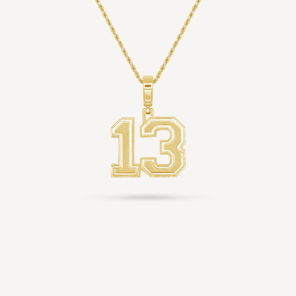 Gold Presidents Pendant and Chain - #13 Chris Parker