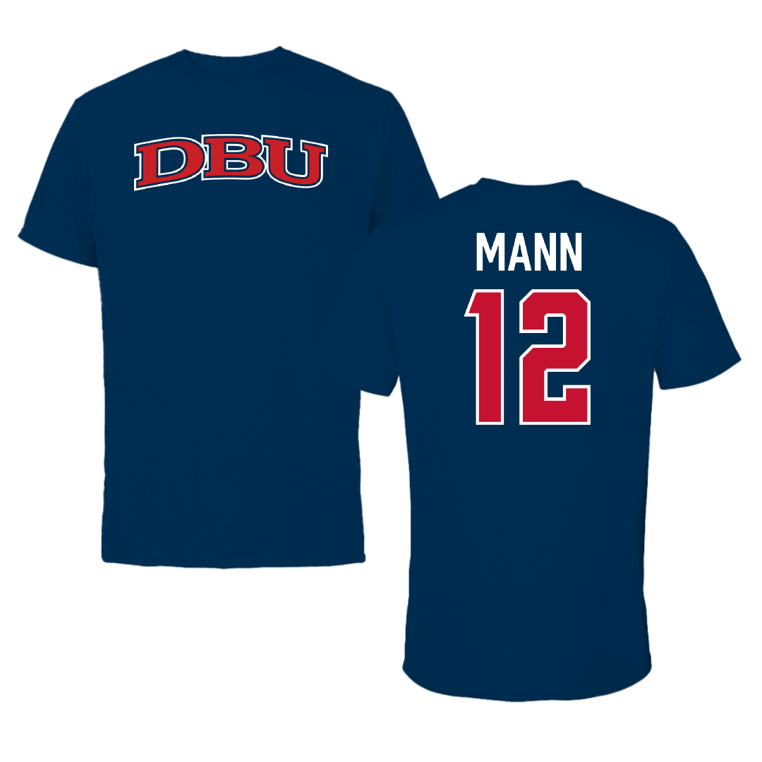 Dallas Baptist University Stunt Navy DBU Tee - #12 Victoria Mann