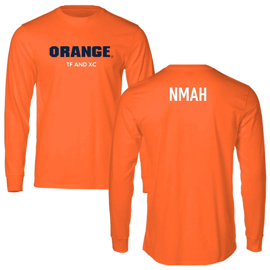 Syracuse University TF and XC Orange Performance Long Sleeve - James Nmah