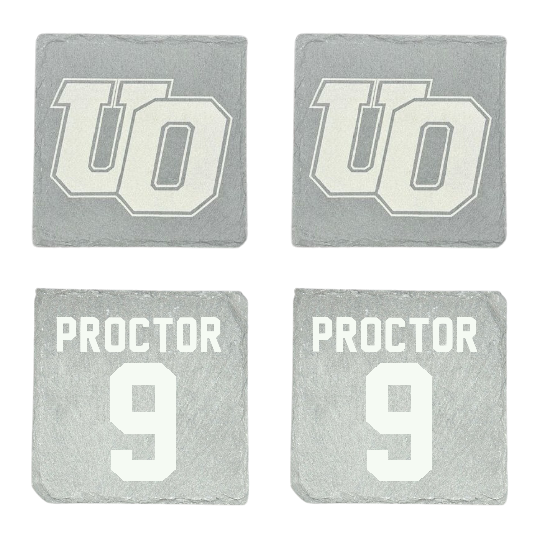 The University of Olivet Baseball Stone Coaster (4 Pack)  - #9 Grady Proctor