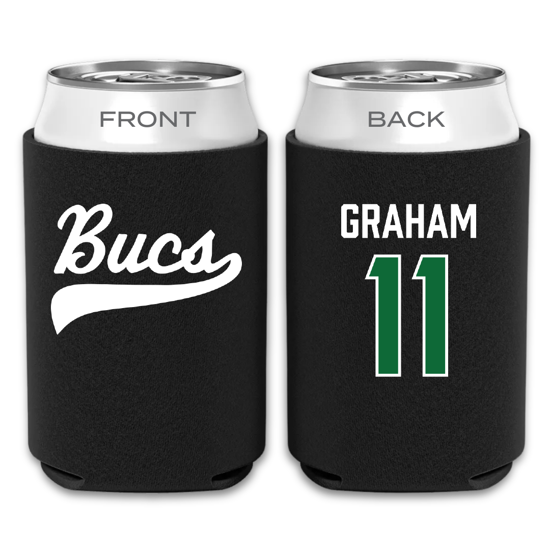 Shelton State Community College Baseball Black Can Cooler - #11 Mac Graham