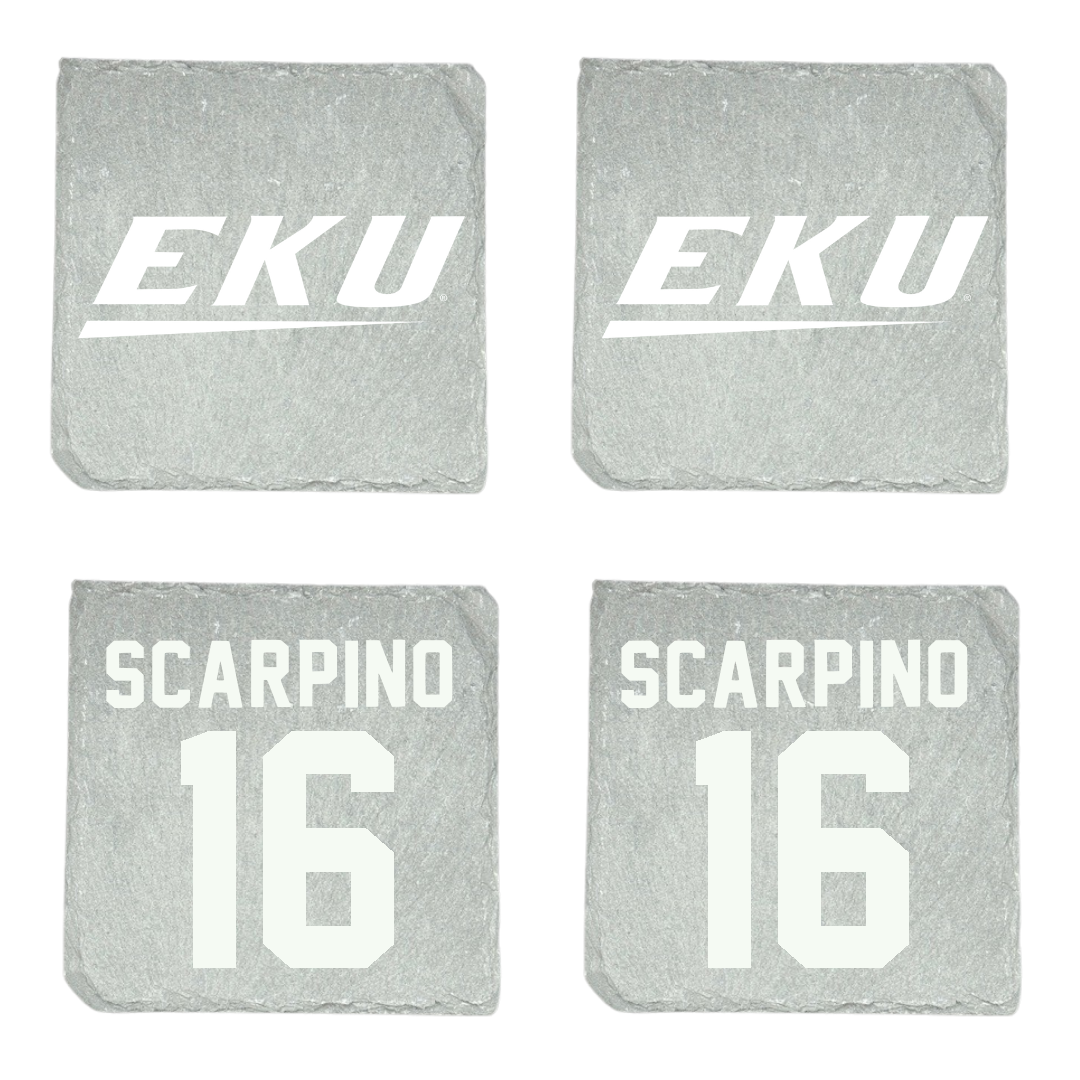 Eastern Kentucky University Baseball Stone Coaster (4 Pack)  - #16 Anthony Scarpino