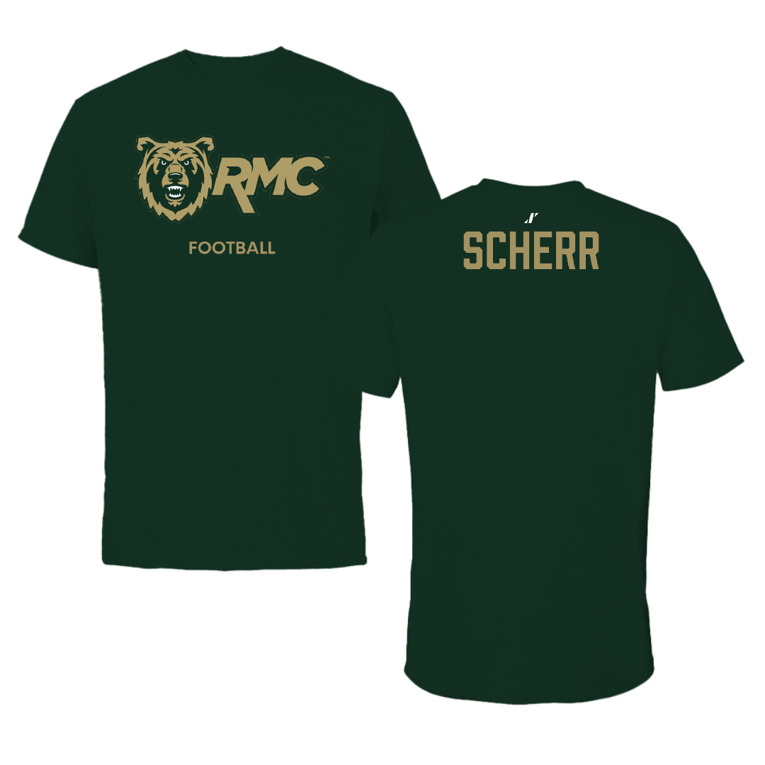 Rocky Mountain College Football Forest Green Tee - Teagan Scherr