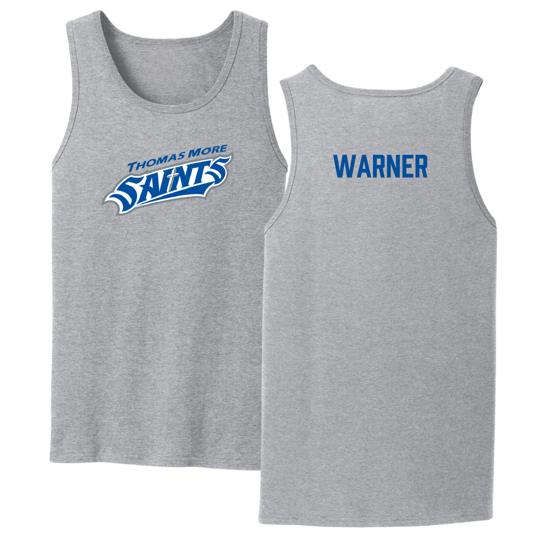 Thomas More University TF and XC Sport Gray Tank Top - David Warner